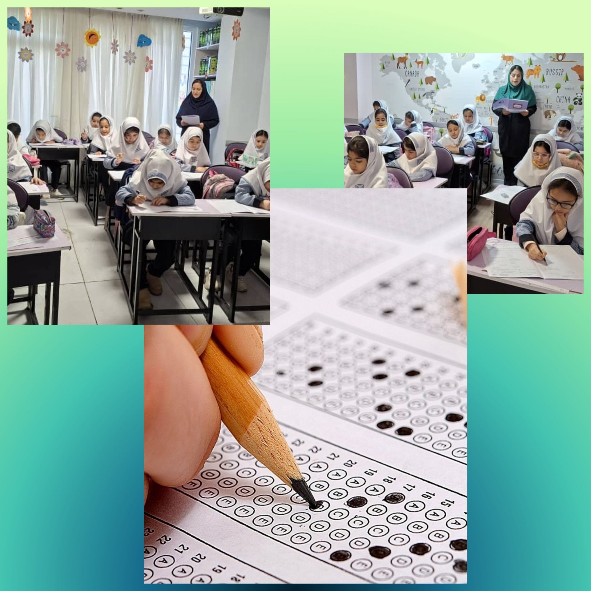 سنجش آموخته های کلاس دومی ها با برگزاری آزمون واله