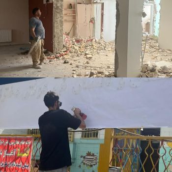 تخریب و بازسازی مدارس ثنا