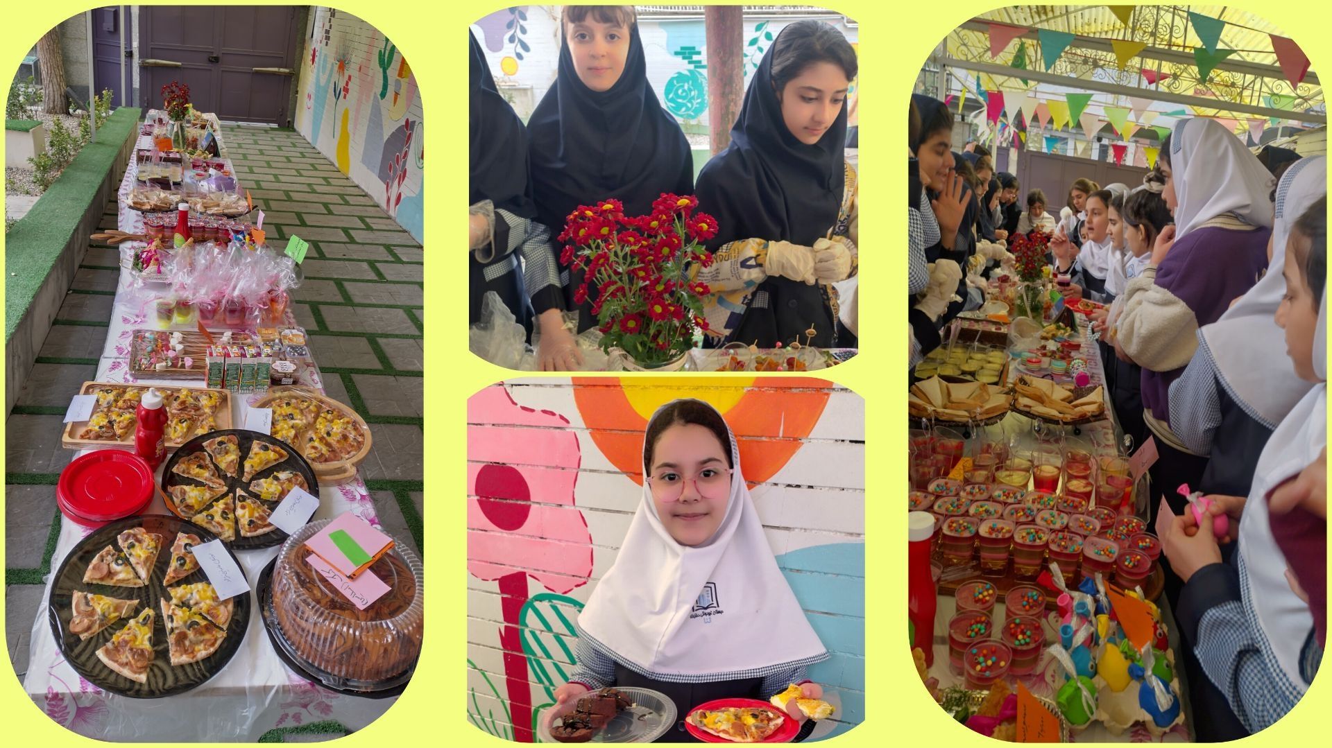 جشنواره غذا و دست سازه پایه ی ششم